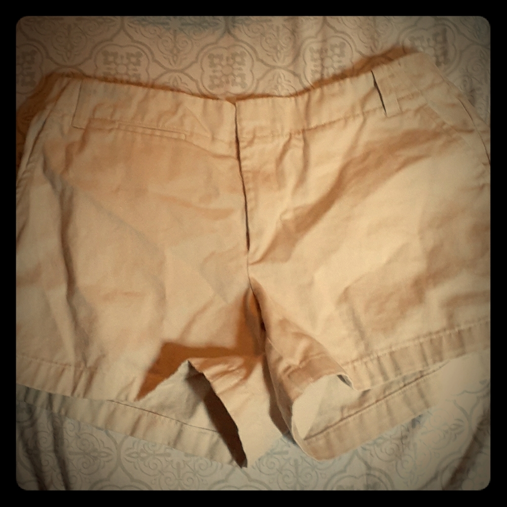 Beige j crew shorts